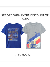 Boys Set Of Two Tees(11-14 Years)